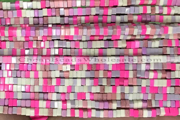 AGAT126 15 inches 2*3*3mm square oxidized agate beads