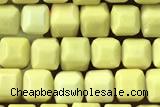 AGAT185 15 inches 4mm faceted cube oxidized agate beads
