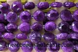 COIN79 15 inches 12mm faceted coin jade gemstone beads