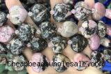 HEAR18 15 inches 20mm heart rhodonite gemstone beads