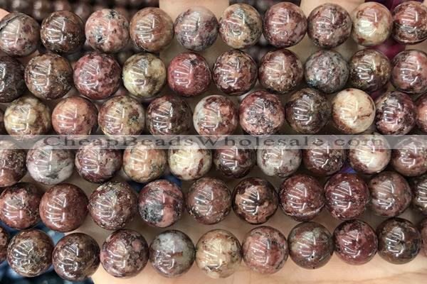 MJAS06 15 inches 10mm round Brazil red jasper gemstone beads