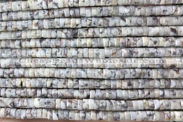 ROND08 15 inches 2*4mm heishi medical stone gemstone beads