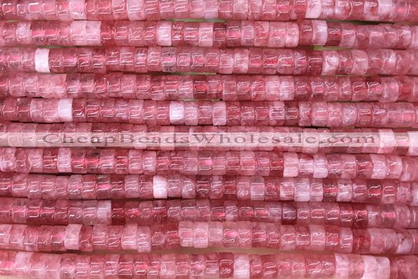 ROND38 15 inches 2*4mm heishi jade gemstone beads