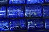 TUBE59 15 inches 6*8mm tube dyed lapis lazuli gemstone beads