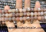 CAA1403 15.5 inches 8mm round matte druzy agate beads