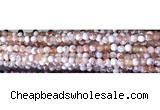 CAA2891 15 inches 6mm faceted round fire crackle agate beads wholesale