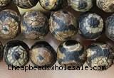 CAA3848 15 inches 6mm round tibetan agate beads wholesale