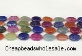 CAA4494 15.5 inches 13*18mm octagonal dragon veins agate beads