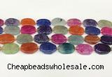 CAA4495 15.5 inches 15*20mm octagonal dragon veins agate beads