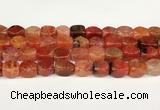 CAA5373 15.5 inches 10*12mm - 11*16mm faceted nuggets agate beads