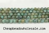 CAA5416 15.5 inches 10mm round agate gemstone beads