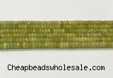 CAA5438 15.5 inches 6*8mm faceted rondelle agate gemstone beads