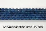 CAA5447 15.5 inches 8*12mm rice agate gemstone beads