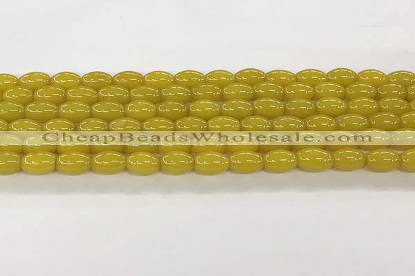 CAA5448 15.5 inches 8*12mm rice agate gemstone beads