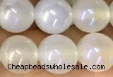 CAA5820 15 inches 8mm round AB-color agate beads