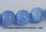CAB649 15.5 inches 16mm round fire crackle agate beads wholesale