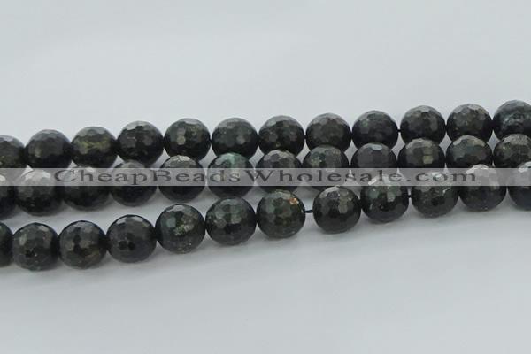 CAE40 15.5 inches 16mm faceted round astrophyllite beads wholesale