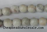 CAG3604 15.5 inches 10mm round natural crazy lace agate beads
