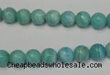 CAG4402 15.5 inches 8mm round dyed blue lace agate beads