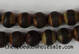 CAG4758 15 inches 10mm round tibetan agate beads wholesale