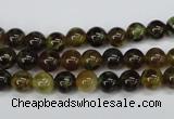 CAG4831 15 inches 6mm round dragon veins agate beads wholesale