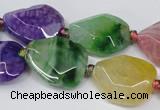 CAG5493 15.5 inches 18*22mm freeform agate gemstone beads
