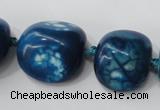 CAG5525 15.5 inches 20*22mm - 20*24mm nuggets agate gemstone beads