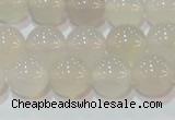 CAG6503 15.5 inches 10mm round Brazilian white agate beads