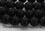 CAG8680 15.5 inches 6mm round matte tibetan agate gemstone beads