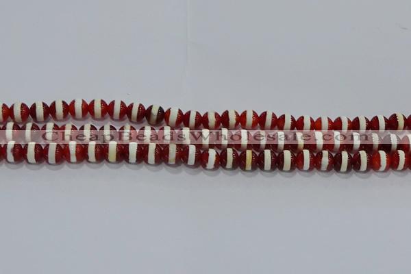 CAG9140 15.5 inches 6mm round tibetan agate beads wholesale