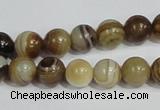 CAG938 16 inches 10mm round madagascar agate gemstone beads