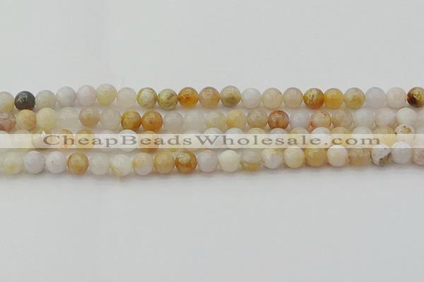 CAG9711 15.5 inches 6mm round colorful agate beads wholesale