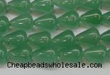CAJ631 15.5 inches 8*10mm teardrop green aventurine beads