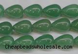 CAJ632 15.5 inches 10*14mm teardrop green aventurine beads