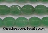 CAJ653 15.5 inches 10*14mm hexahedron green aventurine beads
