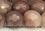 CAJ838 15 inches 12mm faceted round purple aventurine beads