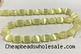 CALC43 15 inches 8*12mm drum calcite gemstone beads