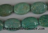 CAM1023 15.5 inches 15*20mm flat drum natural Russian amazonite beads