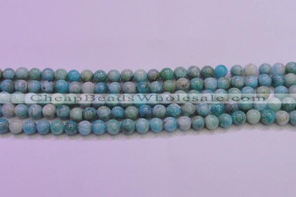 CAM1252 15.5 inches 8mm round natural Russian amazonite beads