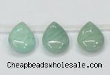 CAM416 15.5 inches 13*18mm flat teardrop natural russian amazonite beads