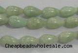 CAM860 15.5 inches 8*13mm teardrop natural Russian amazonite beads