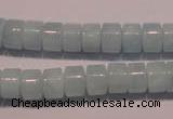 CAQ302 15.5 inches 6*9mm tyre natural aquamarine beads wholesale