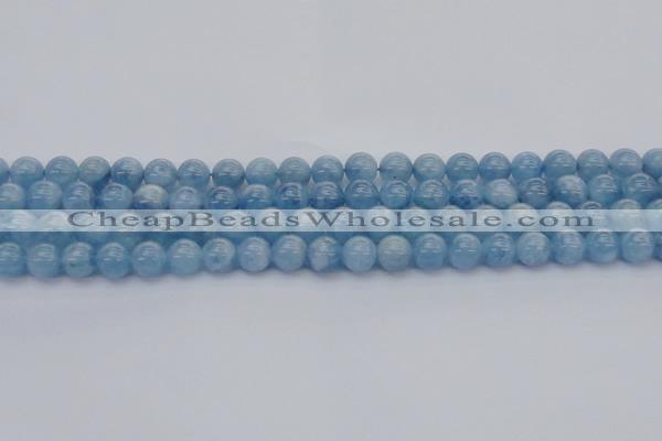 CAQ537 15.5 inches 8mm round AAA grade natural aquamarine beads