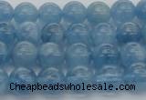 CAQ544 15.5 inches 6mm round AAAA grade natural aquamarine beads