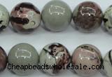 CAR07 15.5 inches 16mm round artistic jasper beads wholesale