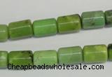 CAU57 15.5 inches 7*10mm tube Australia chrysoprase beads