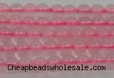 CBC300 15.5 inches 4mm round pink chalcedony beads wholesale