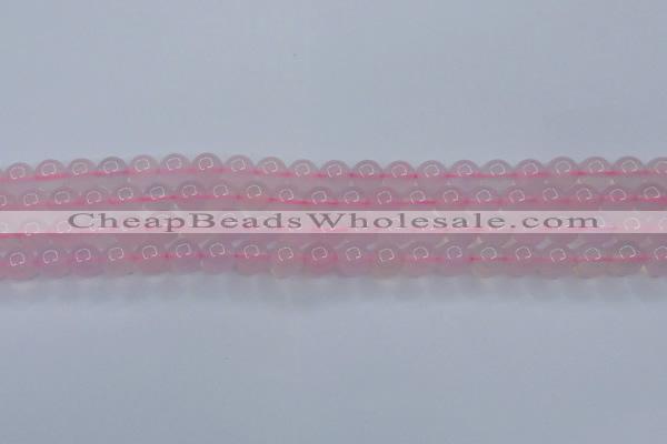 CBC302 15.5 inches 8mm round pink chalcedony beads wholesale