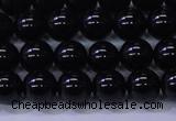 CBQ501 15.5 inches 6mm round natural black quartz beads