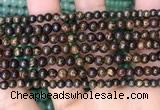CBZ618 15.5 inches 4mm round bronzite beads wholesale